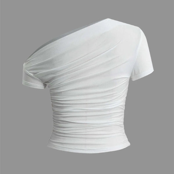 The Amalfi Asymmetric Ruched Top