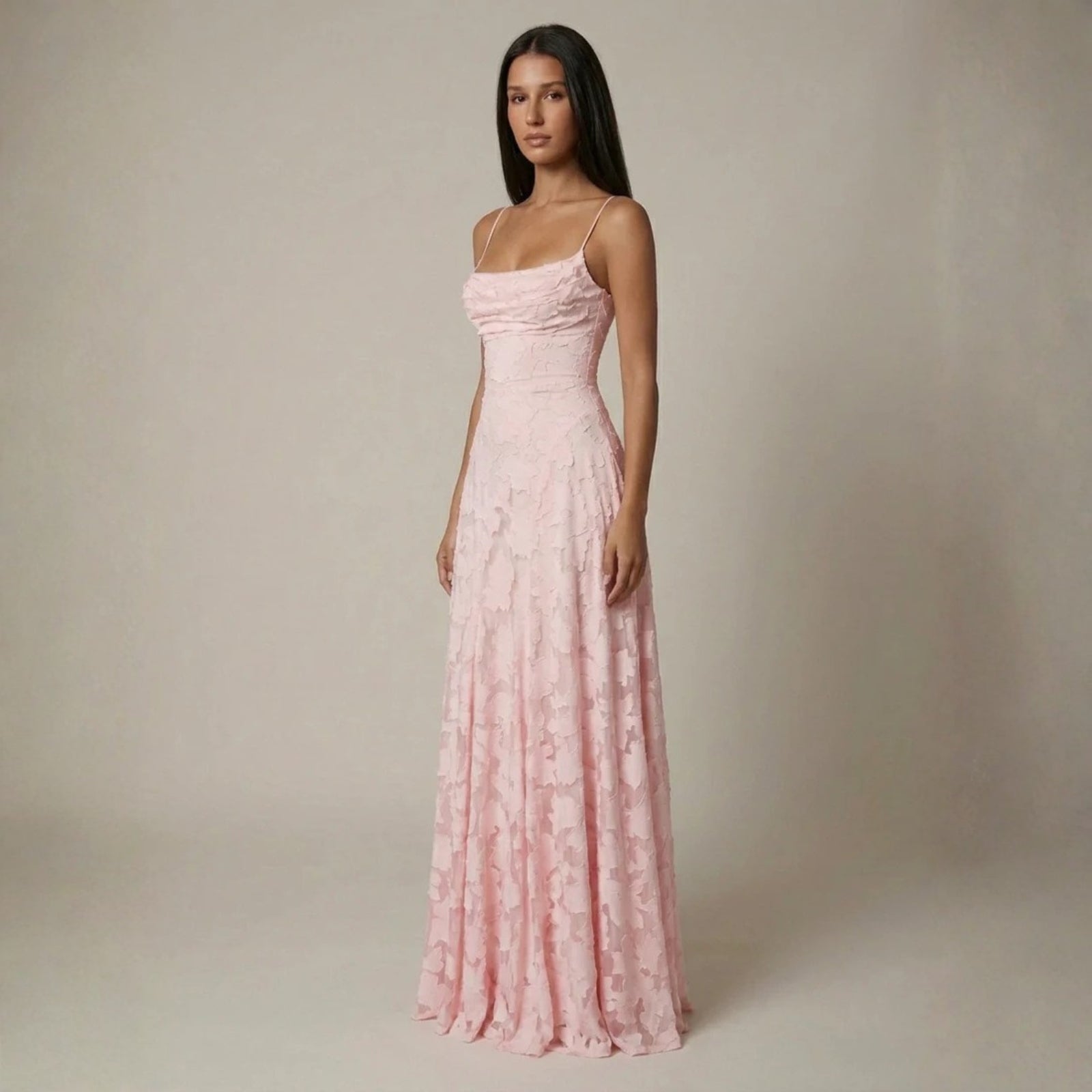 The Verona Lace-Up Back Maxi Dress