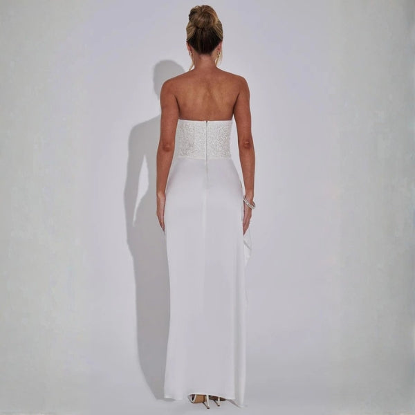 The Emrielle Strapless Sequin Maxi Dress