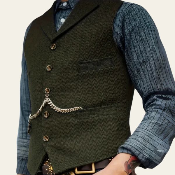 The Ashbourne Classic Tweed Vest