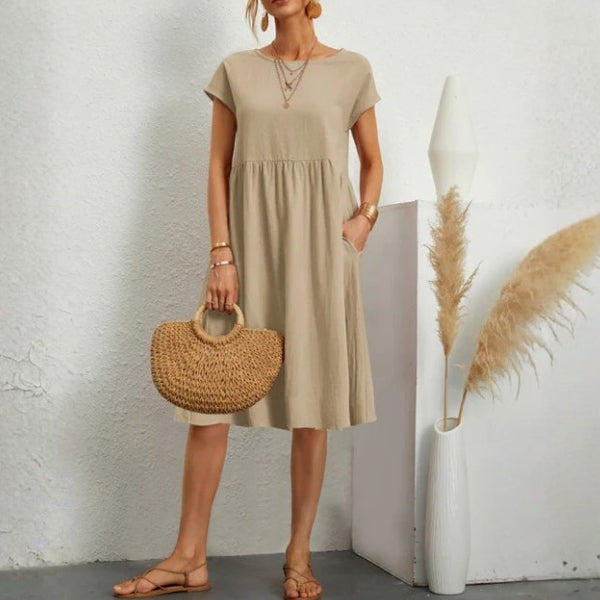 The Amalfi Pocketed Midi Dress