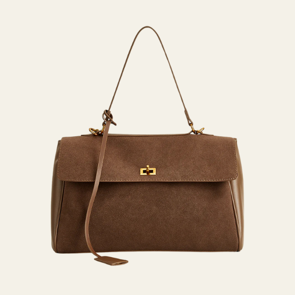 The Solenne Structured Flap Tote