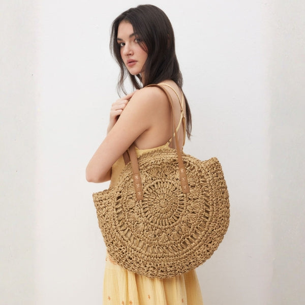 The Sorrento Woven Straw Tote