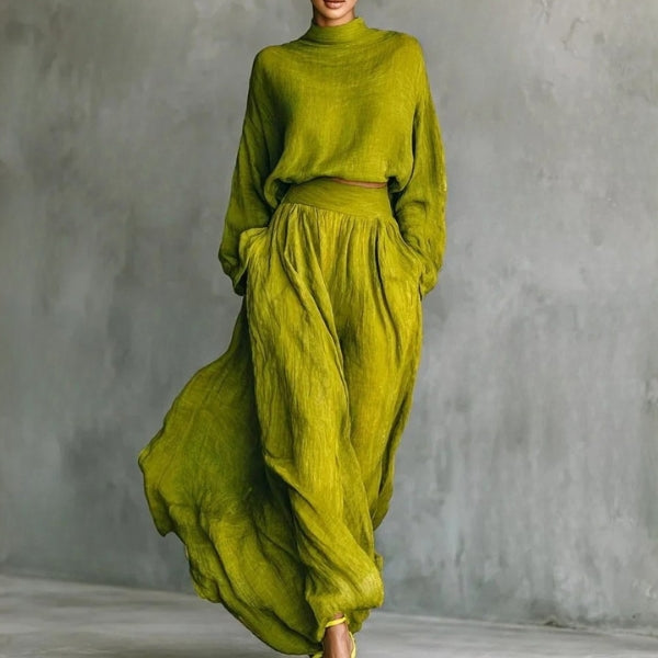 The Kyoto Textured High-Neck Set