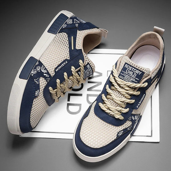 The Riviera Mesh Pattern Sneakers