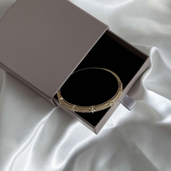 The Cannes Pavé Panel Cuff