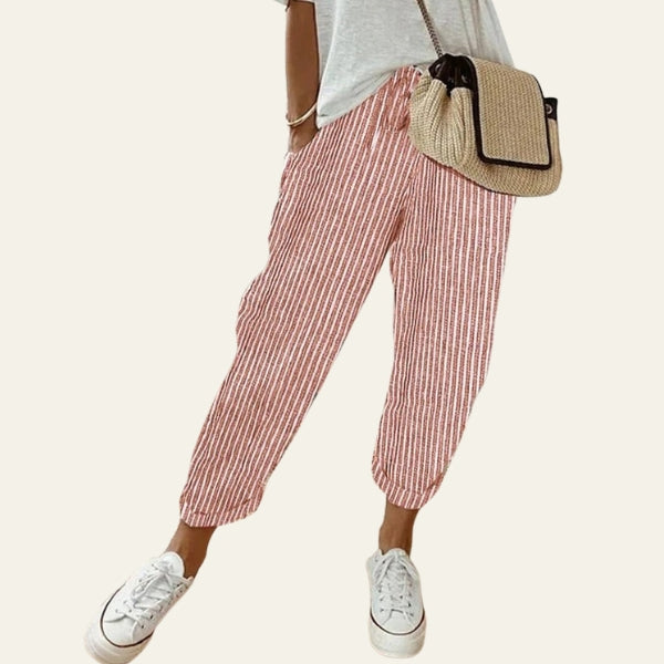 The Riviera Drawstring Tapered Trousers