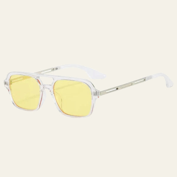 The Capri Double-Bridge Square Sunglasses