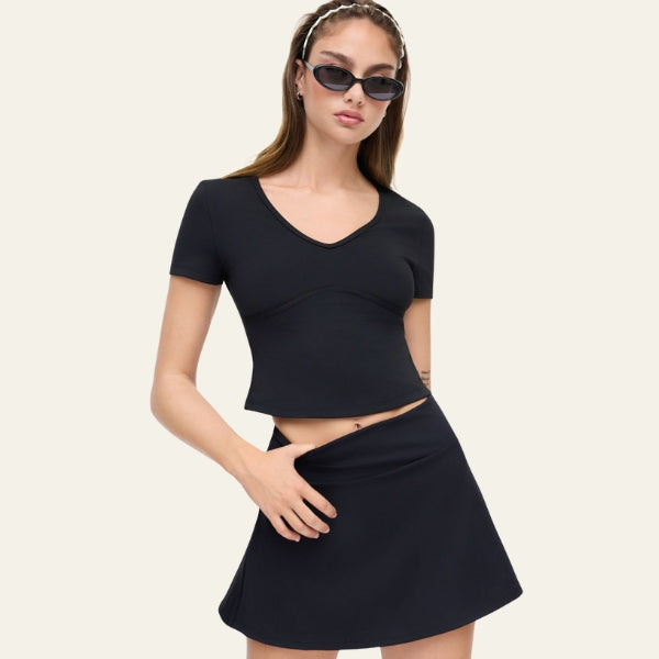 The Zenith Pleated Active Skirt
