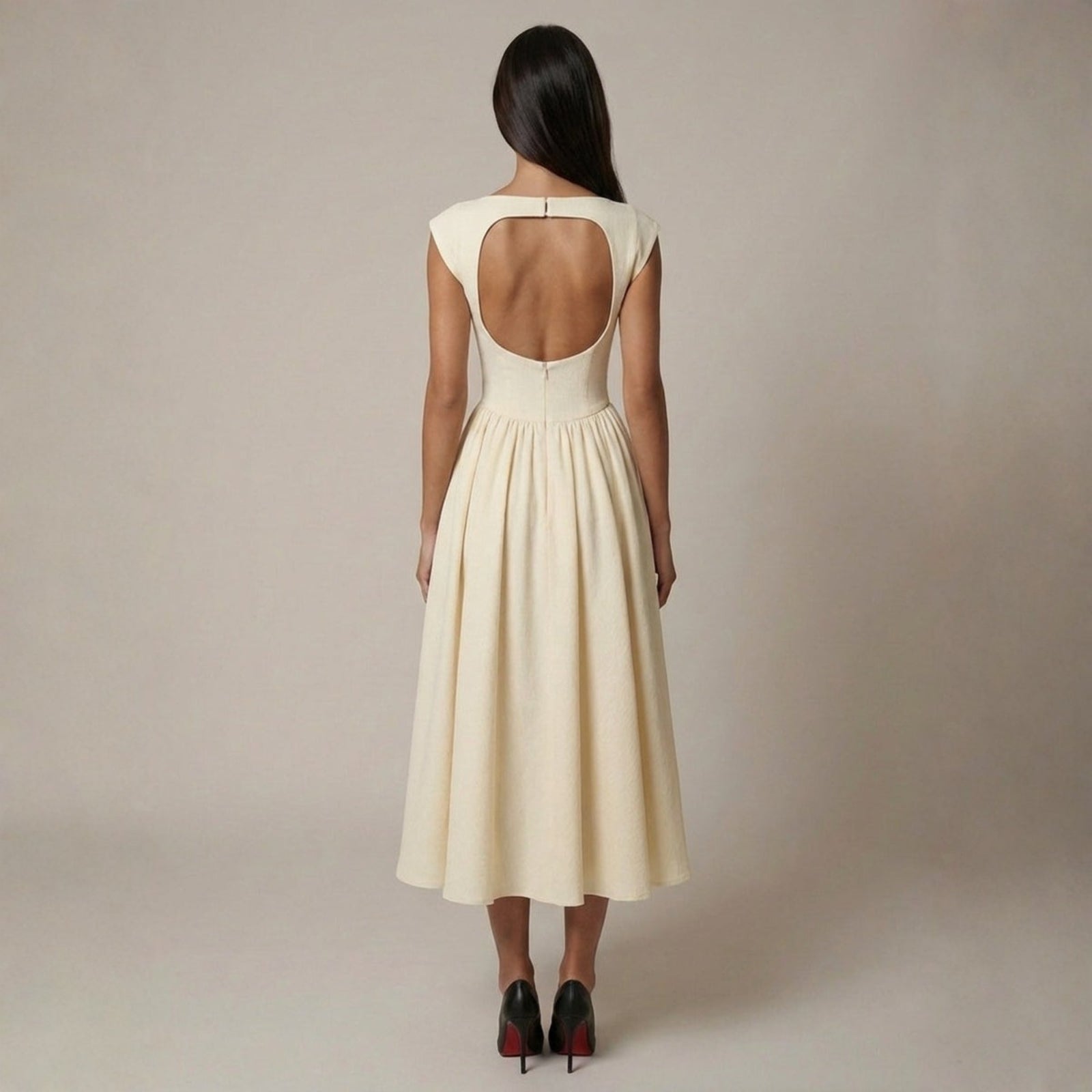 The Verona Cut-Out Midi Dress