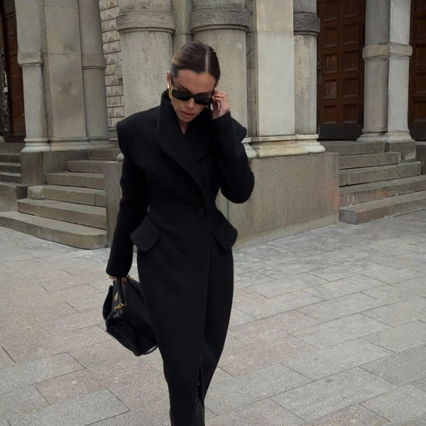 The Geneva Sculpted Maxi Coat