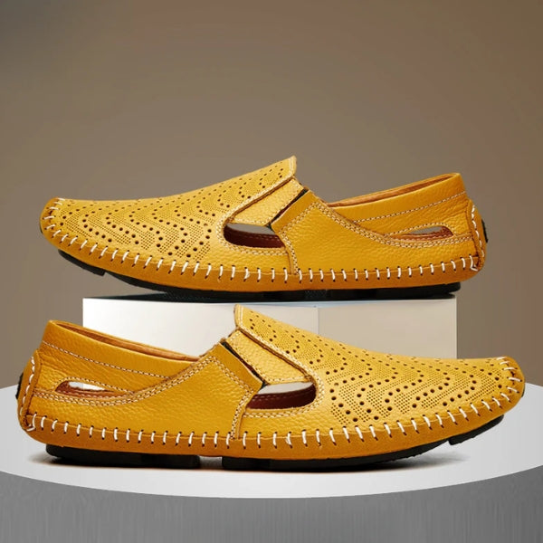 The Riviera Perforated Slip-On Loafers