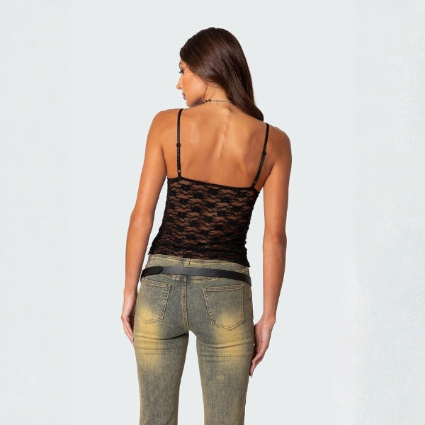 The Amara Delicate Lace-Inspired Cami