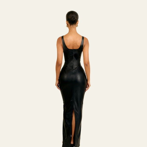 The Monaco Sculpted Corset Maxi Dress