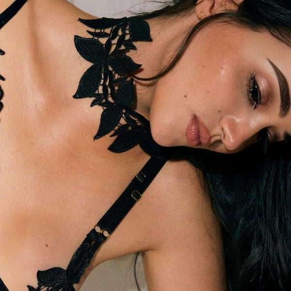 The Midnight Lace-Inspired Chain Bodysuit