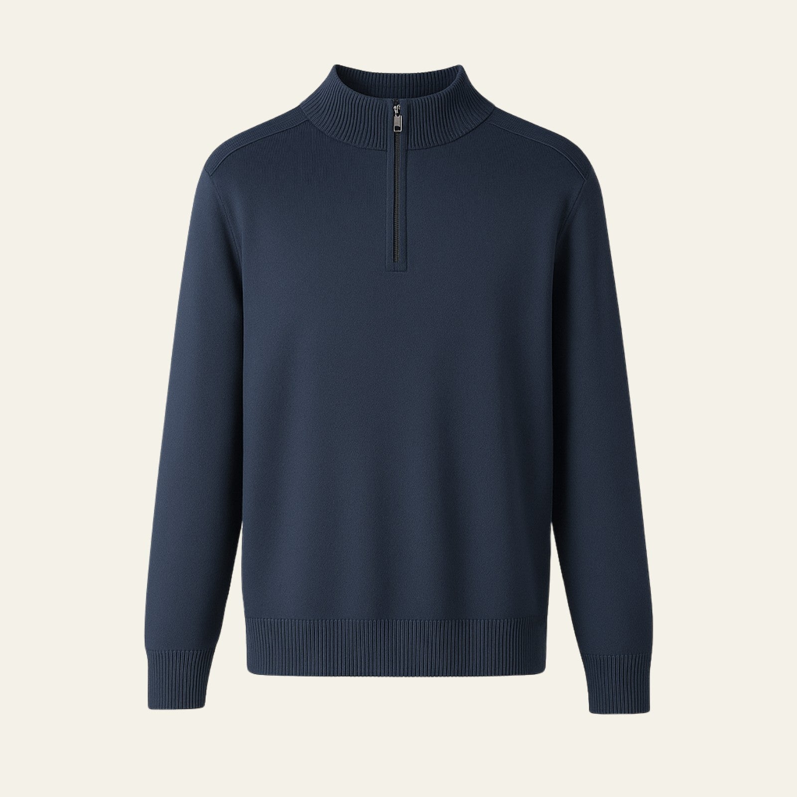 The St. Moritz Wool Zip Knit Sweater