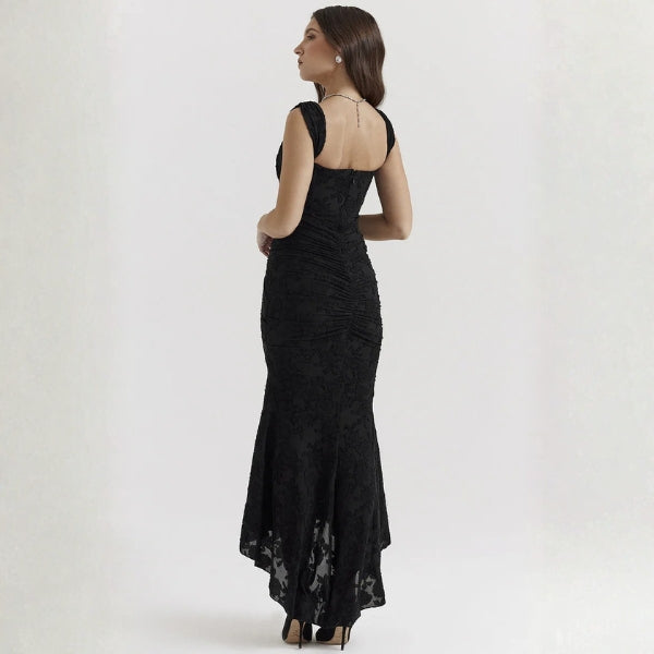 The Charlotte Floral Lace Maxi Dress