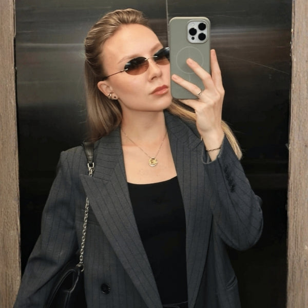 The Santorini Retro Oval Sunglass