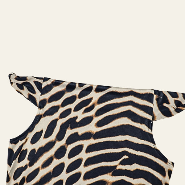 The Capri Asymmetrical Drape Mini Dress