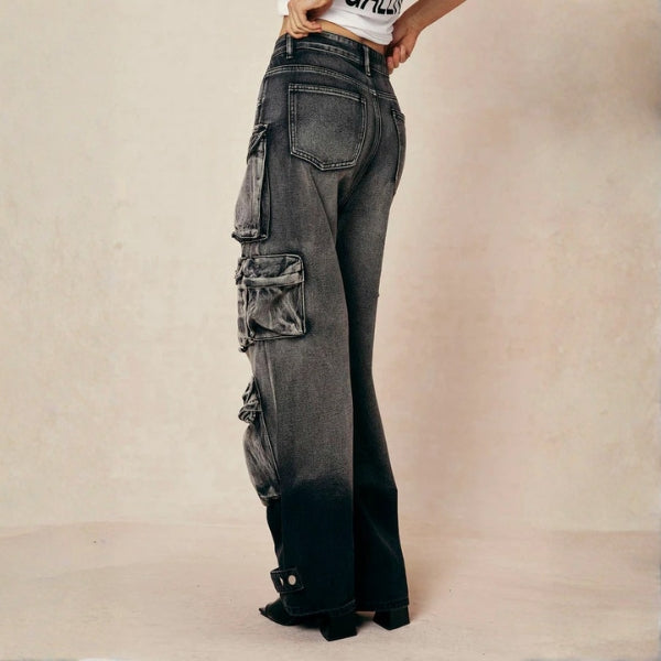 The SoHo Multi-Pocket Cargo Jeans