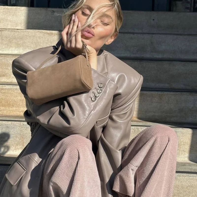 The Ellaine Suede Mini Shoulder Bag