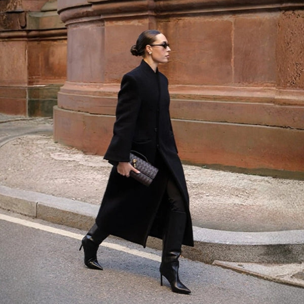 The Geneva Sculpted Maxi Coat