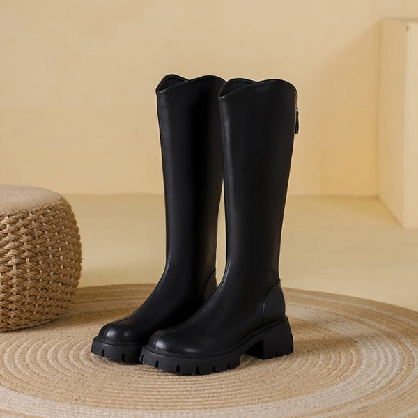 The Milan Leather Knee Boot