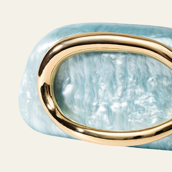 The Capri Sculptural Handle Clutch