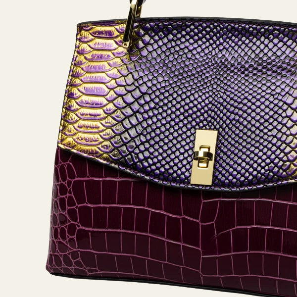 The Milano Structured Top-Handle Shoulder Bag