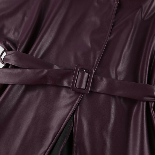 The Milan Belted Leather Jacket