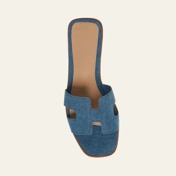 The Riviera H-Strap Flat Sandals
