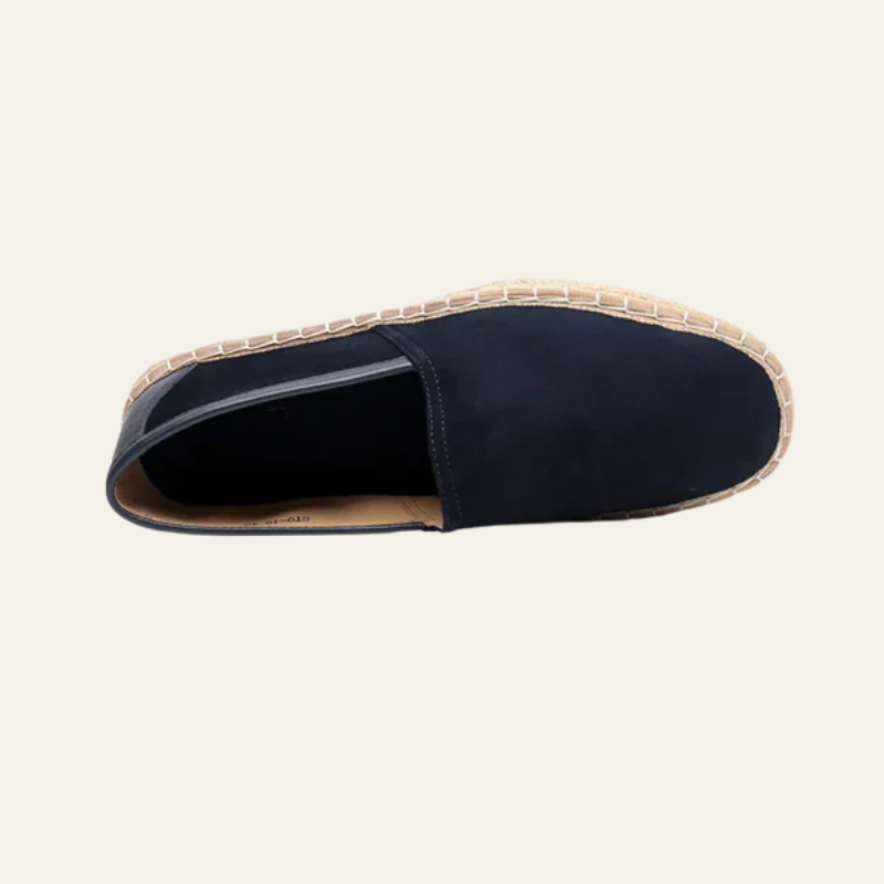 The Capri Suede Espadrilles Navy