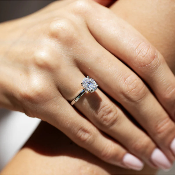 The Aurelia Oval Solitaire Ring
