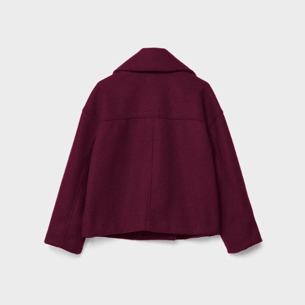 The Copenhagen Wool Cropped Coat