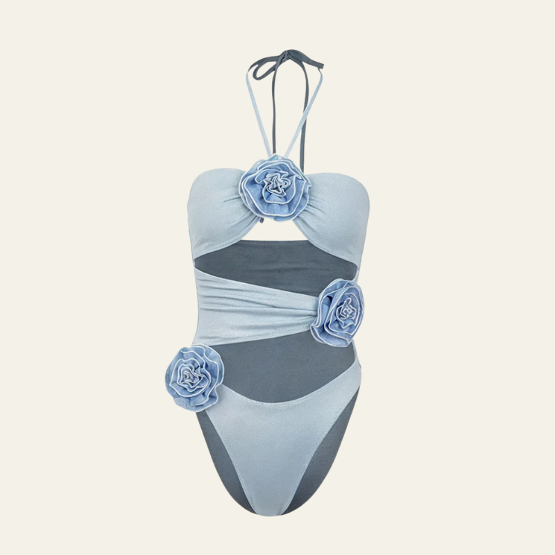 The Capri Blue Fiore Swimsuit