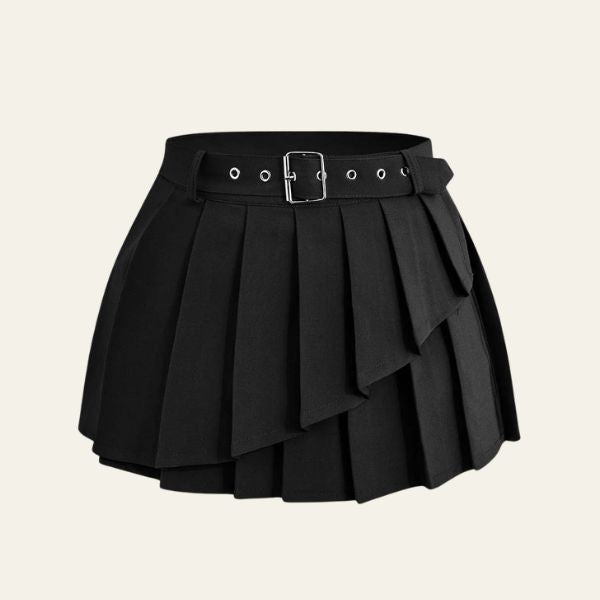 The Amelie Layered Pleated Mini Skirt