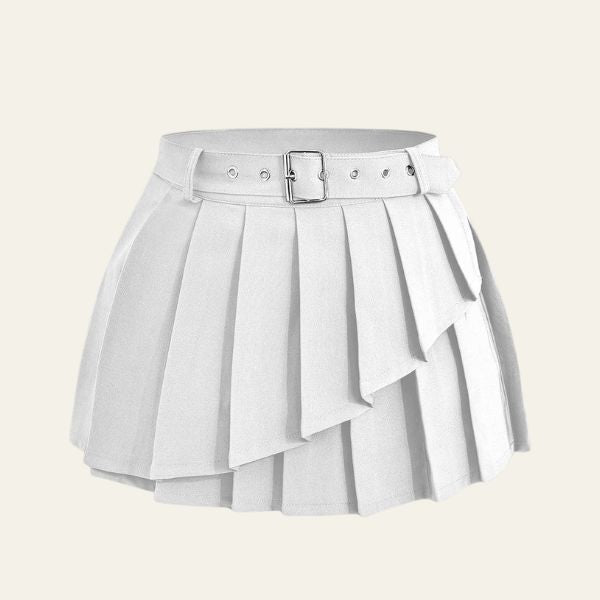 The Amelie Layered Pleated Mini Skirt