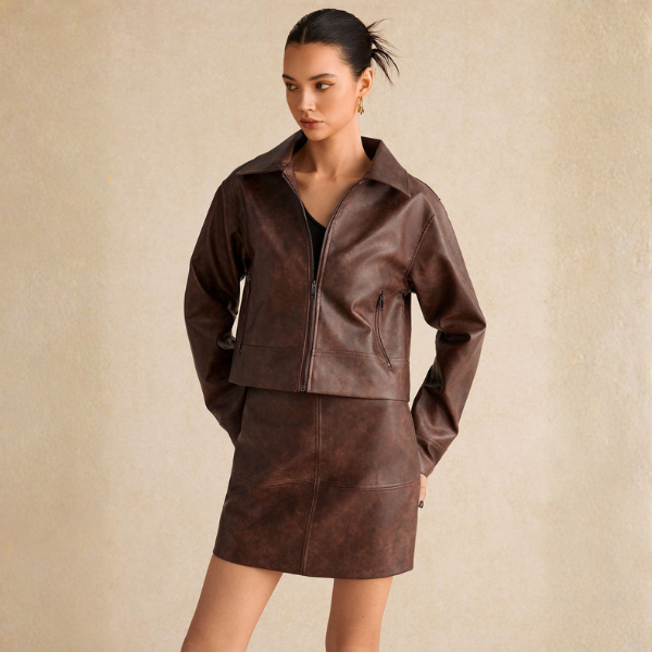 The Marcelline Vintage Zip Skirt