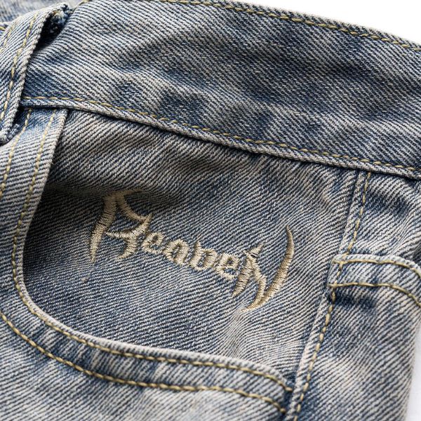 The Callen Distressed Wide-Leg Jeans