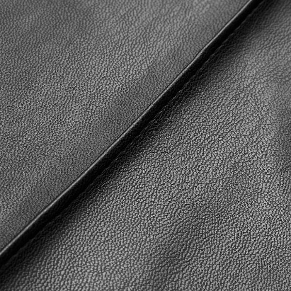 The Elenor High-Waist Leather Trousers