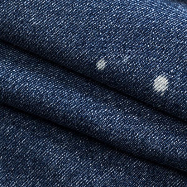 The Arden Paint-Splattered Wide-Leg Jeans