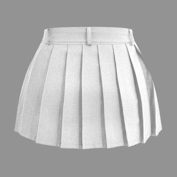 The Amelie Layered Pleated Mini Skirt