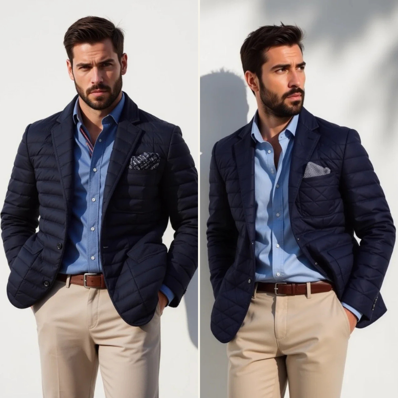 The Milan Quilted Blazer