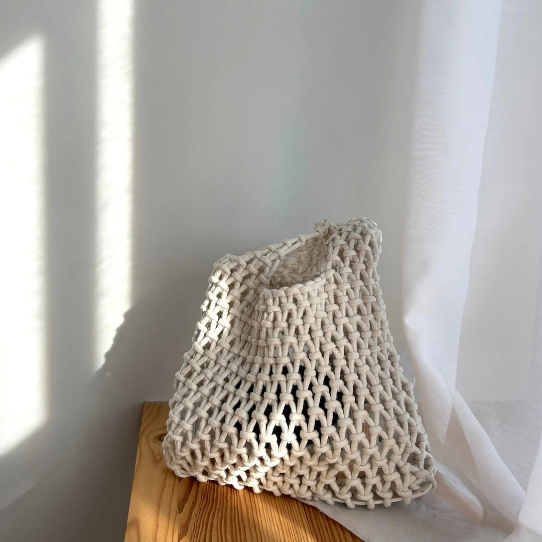 The Capri Open-Knit Shoulder Bag