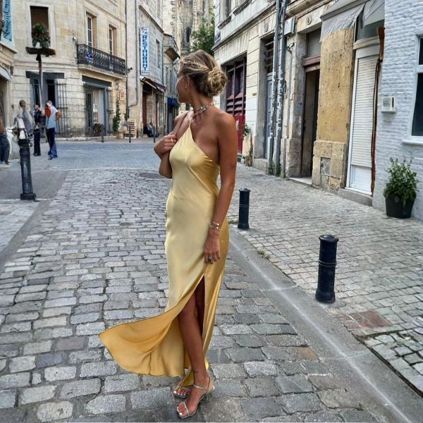 The Valencia Evening Open-Back Maxi Dress