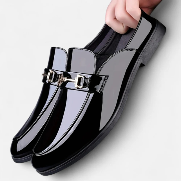 The Varese Textured Buckle Loafers
