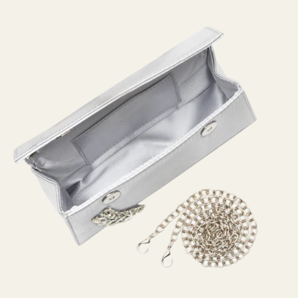 The Aurelia Crystal-Handle Clutch