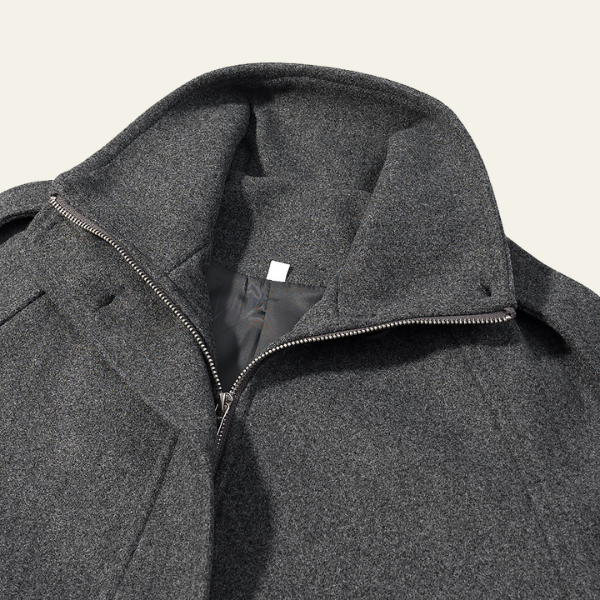 The Marlowe Stand-Collar Short Coat