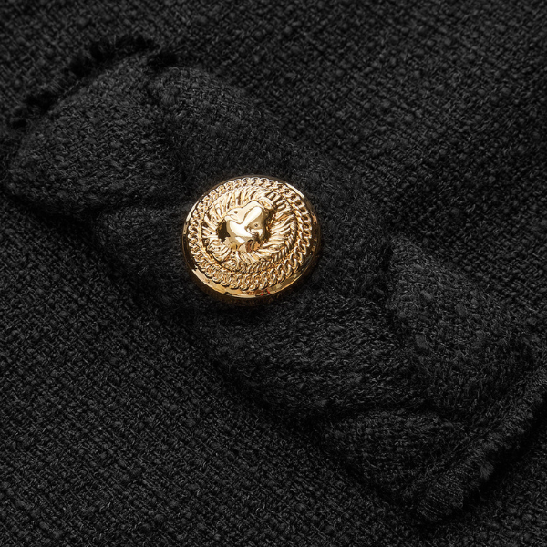 The Marisol Braided Collar Mini Dress