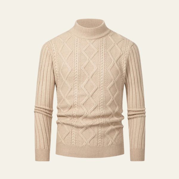 The Calder Knitted Turtleneck Jumper